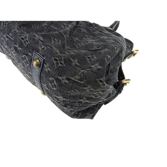 Louis Vuitton NeoCabby MM Noir Monogram Denim - Picture 5 of 12